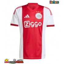 Camisa de Futebol Ajax Raul Moro #7 Equipamento Principal 2025-26 Manga Curta